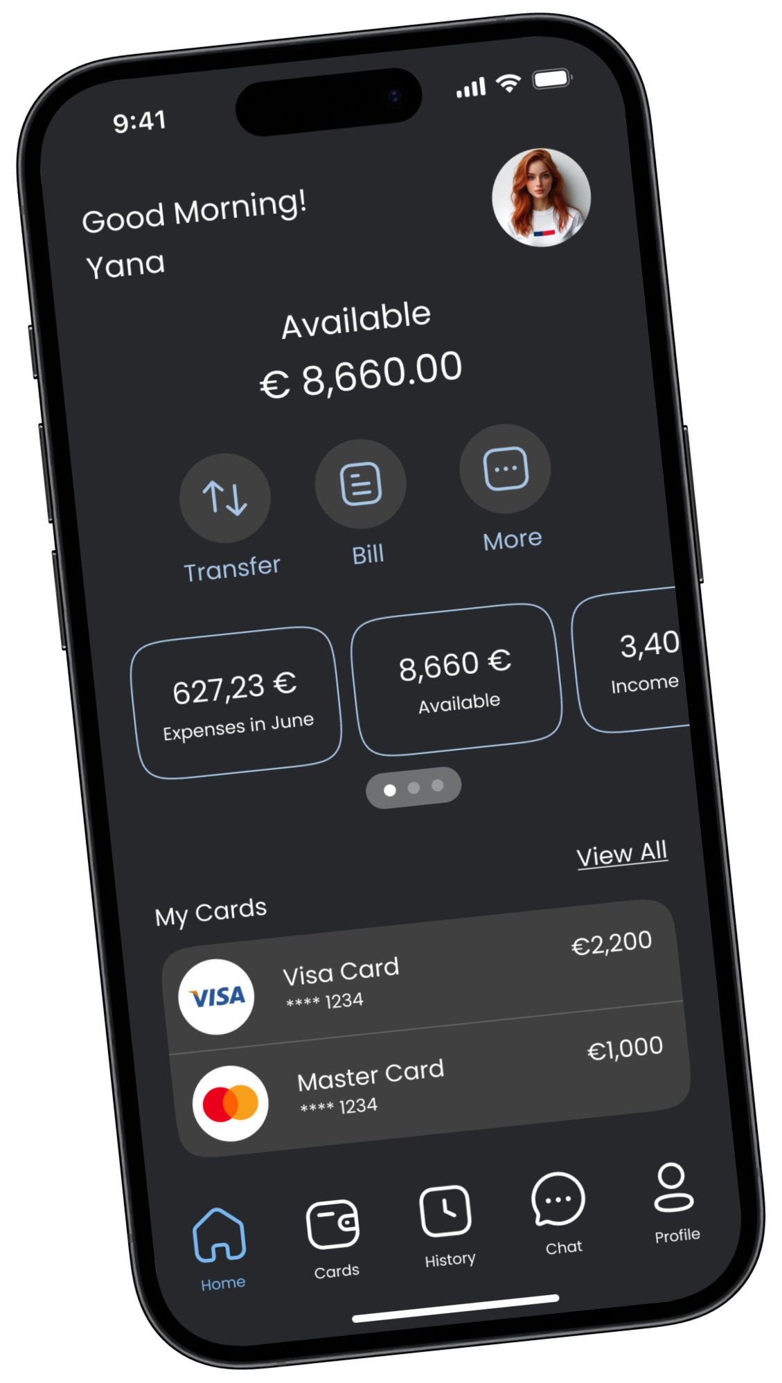 Caixadirecta Home Screen